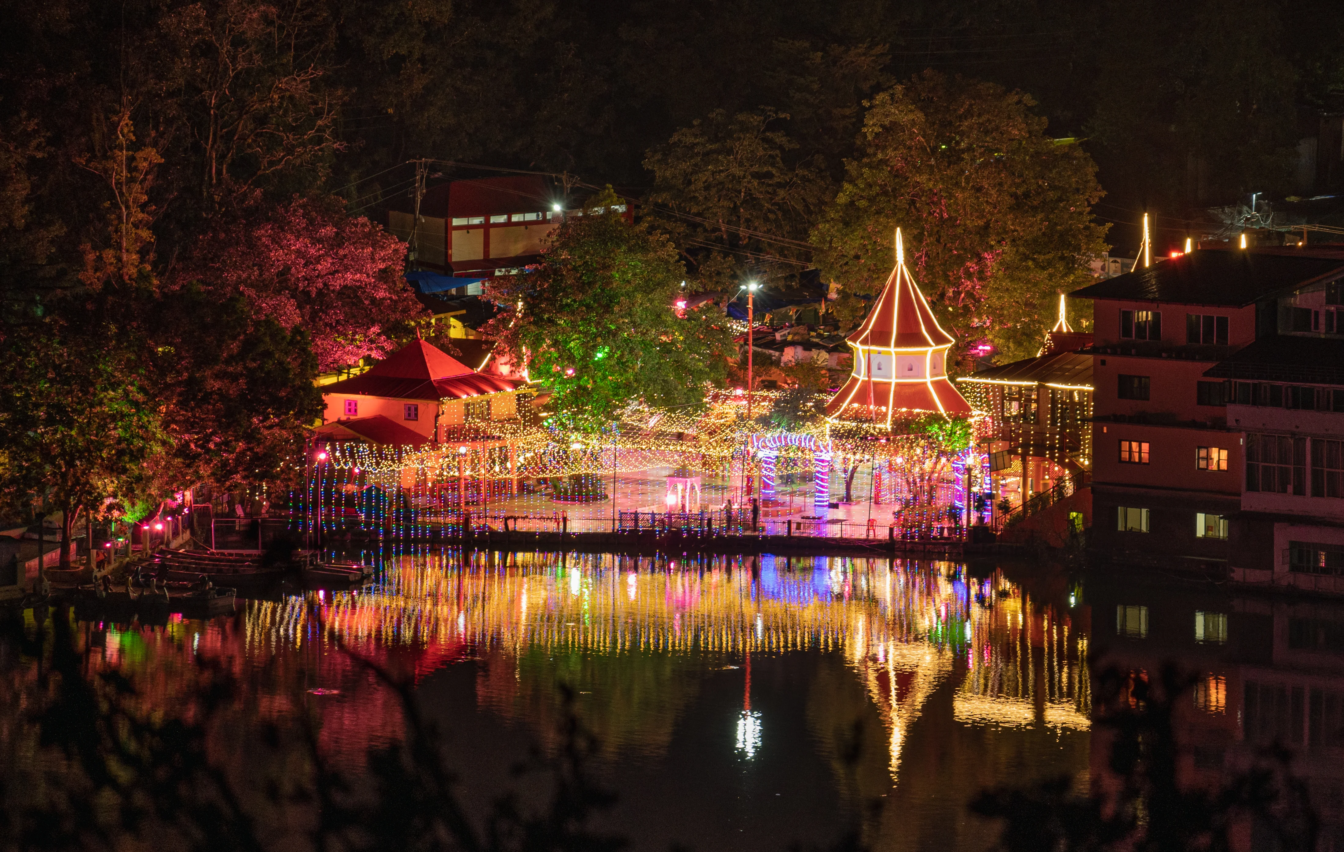 Visit Situated on the northern shore of Naini Lake in Uttarakhand, the Naina Devi Temple is a sacred Hindu pilgrimage site dedicated to Goddess Naina Devi, a revered manifestation of Goddess Shakti. It is recognized as one of the 51 legendary Shakti Peethas, wh, Religious Religious Place, In Nainital, Nainital, Uttarakhand